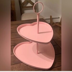Heart-Shaped Tiered Tray